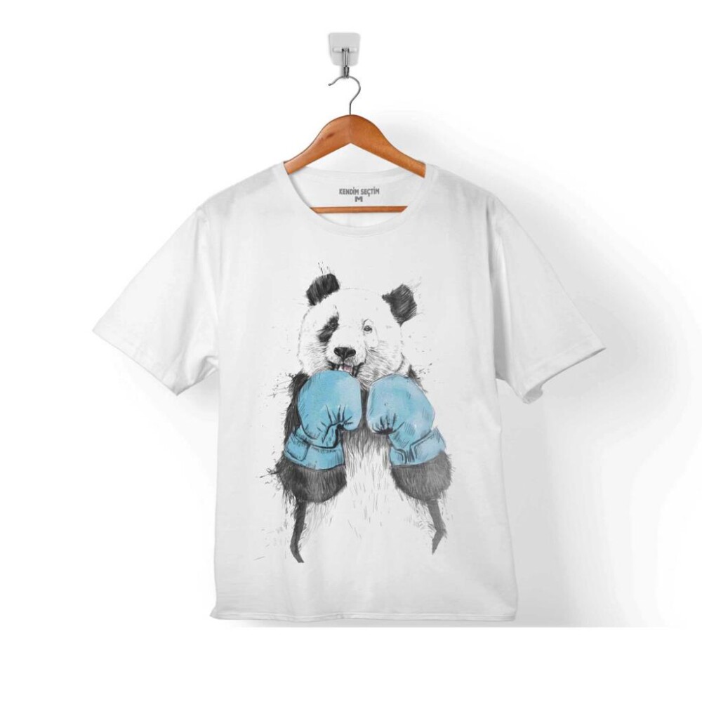 PANDA BEAR FIGHT AYI BOKS BOXER ÇOCUK TİŞÖRT - 1