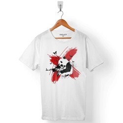 PANDA BEAR SHOOT SAVAŞCI KUNG FU KUNGFU ERKEK TİŞÖRT - 1