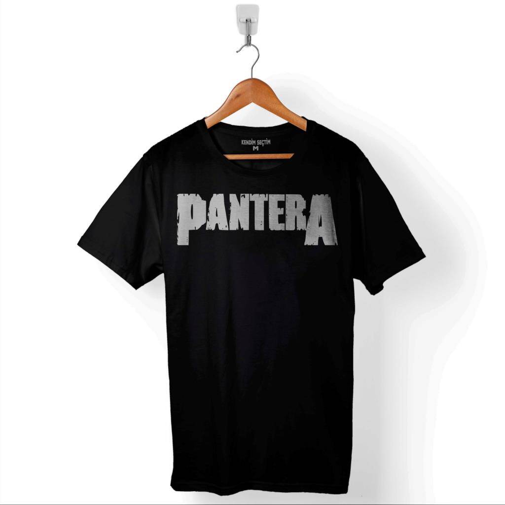 Pantera Groove Heavy Metal Logo Baskılı Tişört Unisex T-Shirt - 1