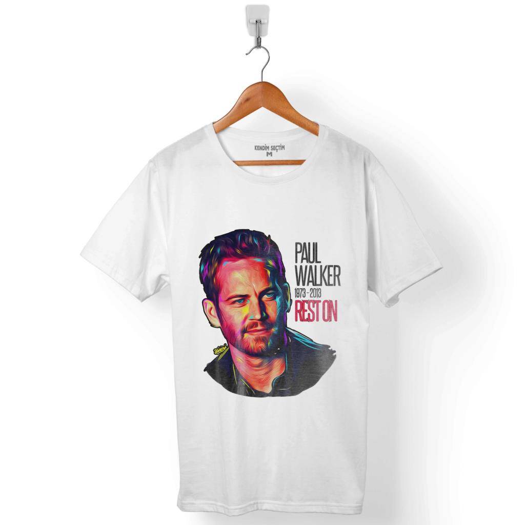 PAUL WALKER 1973 2013 SEE YOU AGAIN HIZLI VE ÖFKELİ ERKEK TİŞÖRT - 1