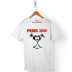PEARL JAM ALIVE LOGO ERKEK TİŞÖRT - 1
