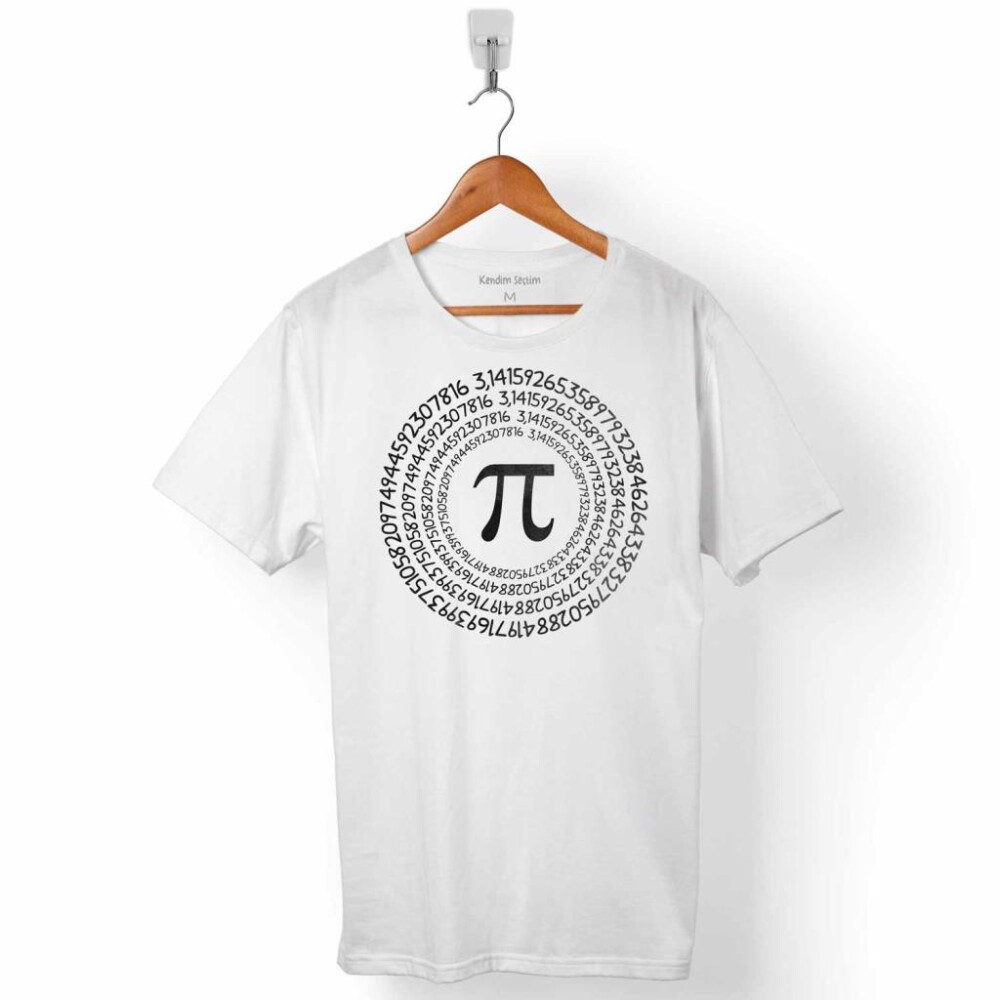 Pİ SAYISI GÜNÜ 3,14 ERKEK TİŞÖRT - KENDİM SEÇTİM