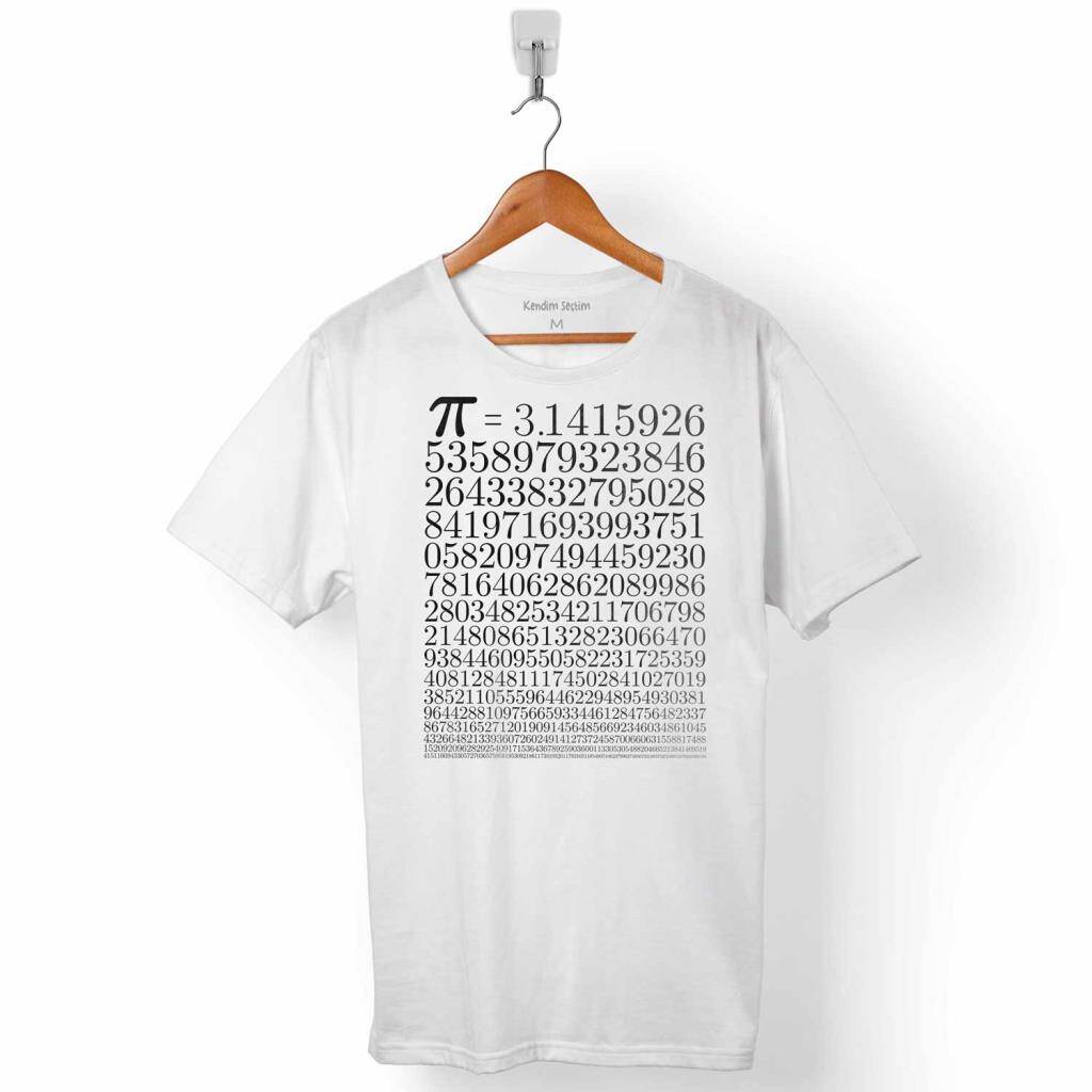 Pİ SAYISI GÜNÜ 3,14 ERKEK TİŞÖRT - 1