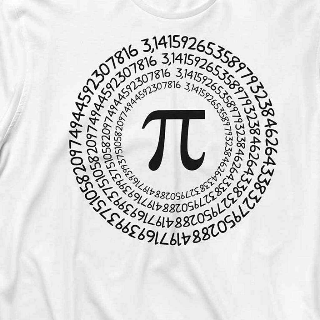 Pi Sayısı Günü 3,14 Uzun Kollu Tişört Baskılı T-Shirt - 2