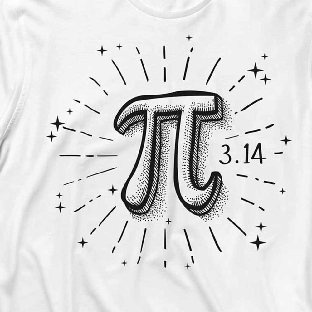 Pi Sayısı Günü 3,14 Uzun Kollu Tişört Baskılı T-Shirt - 2