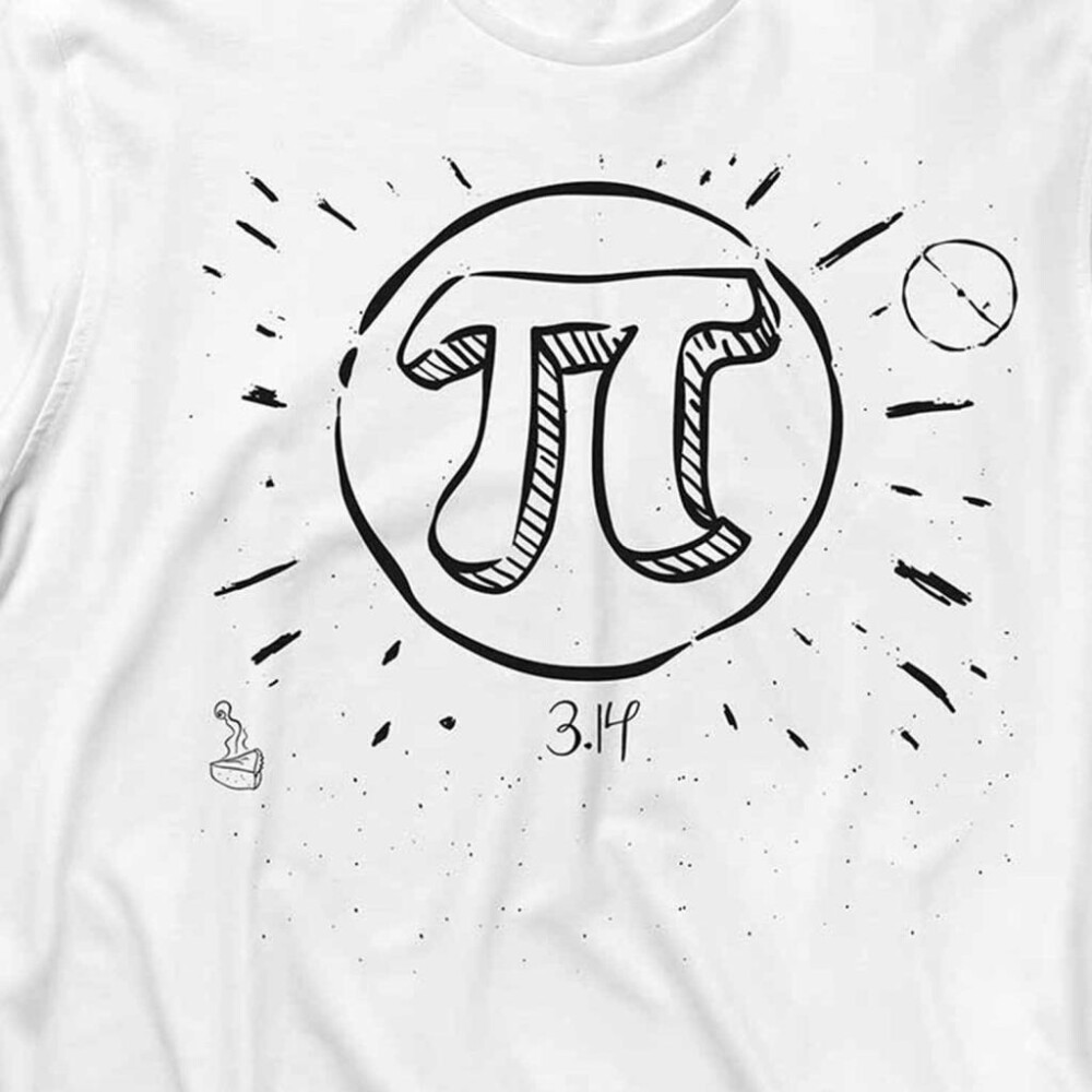 Pi Sayısı Günü 3,14 Uzun Kollu Tişört Baskılı T-Shirt - 2