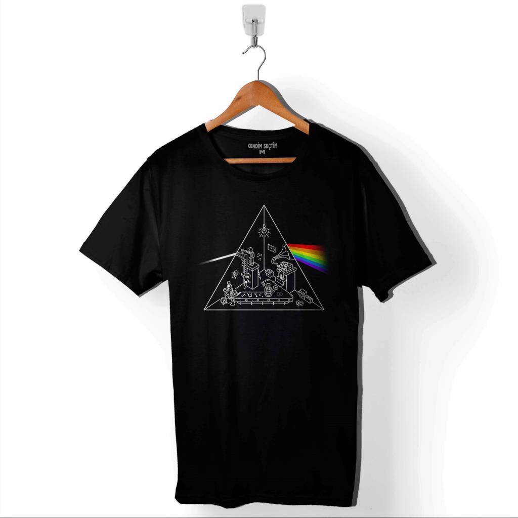 Pink Floyd Carnegıe Hall Dark Side Of The Moon Baskılı Tişört Unisex T-Shirt - 1