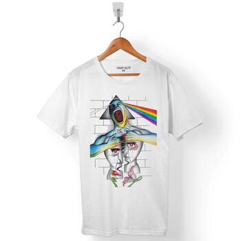 PINK FLOYD LOGO COMFORTABLY NUMB ERKEK TİŞÖRT - 1