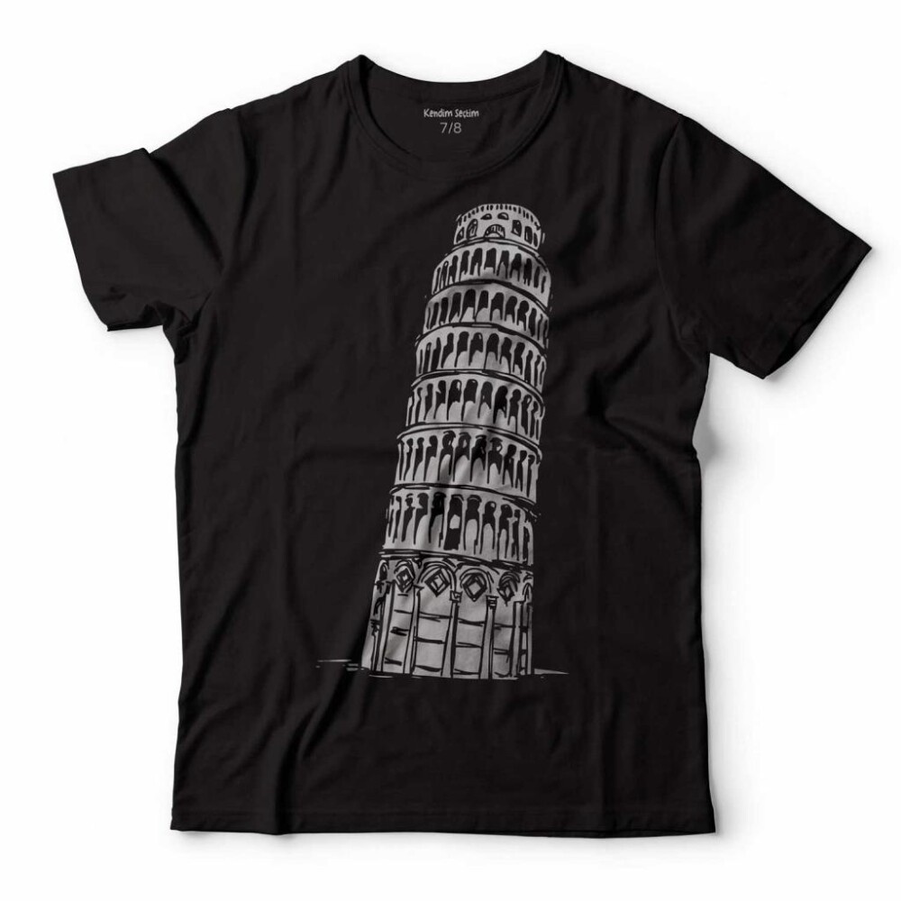 PISA TOWER PİZA KULESİ İTALYA ÇOCUK TİŞÖRT - KENDİM SEÇTİM