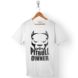 PITBULL PİT BULLOWNER SAHİBİ DOG KÖPEK KAFA ERKEK TİŞÖRT - 1