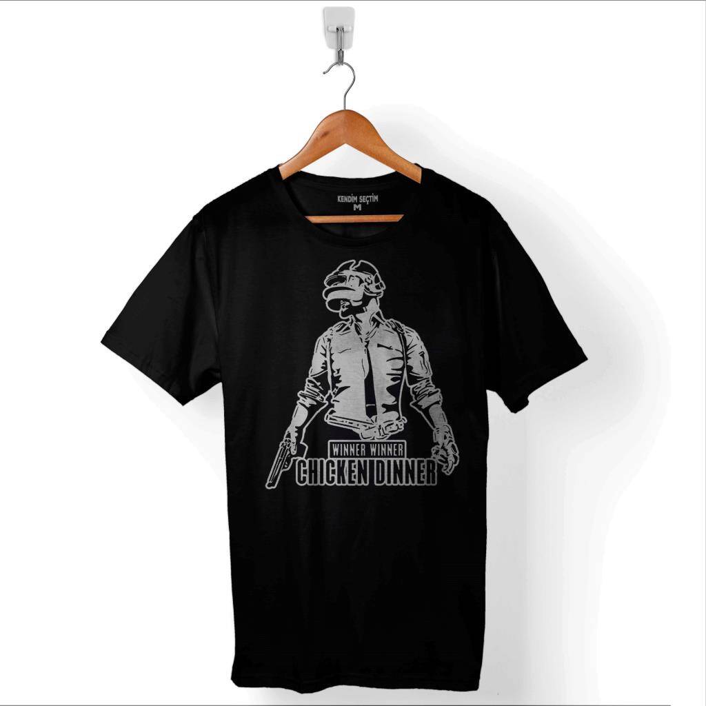 Playerunknown'S Battlegrounds Pubg Baskılı Tişört Unisex T-Shirt - 1