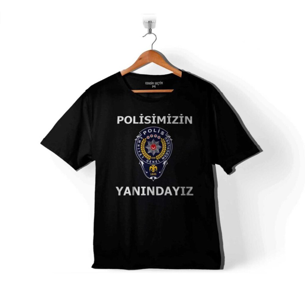 POLİSİMİZİN ASKERİMİZİN ORDUMUZUN YANINDAYIZ ÇOCUK TİŞÖRT - KENDİM SEÇTİM