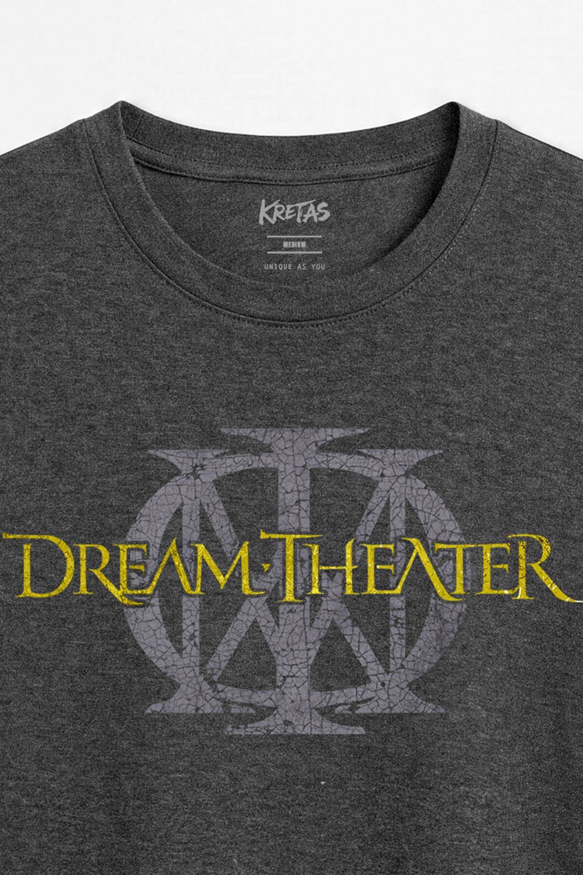 Progressive Metal Dream Theater John Petrucci Rock Müzik Unisex Regular Fit Antrasit Melanj Tişört (1)