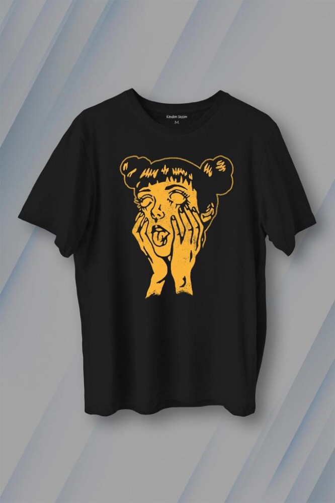 Psyco Manga Gothic Dark Baskılı Tişört Unisex T-Shirt