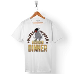 PUBG PLAYERUNKNOWN'S WINNER CHICKEN DINNER LOGO 2 ERKEK TİŞÖRT - 1
