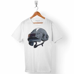 PUBG PUB G KASK HELMET MİĞFERİ ERKEK TİŞÖRT - 1