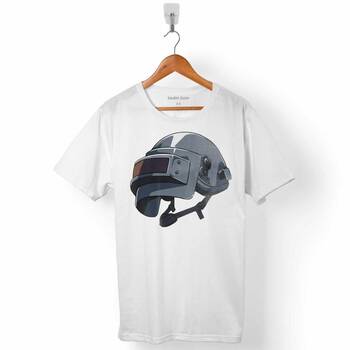 PUBG PUB G KASK HELMET MİĞFERİ ERKEK TİŞÖRT - 1