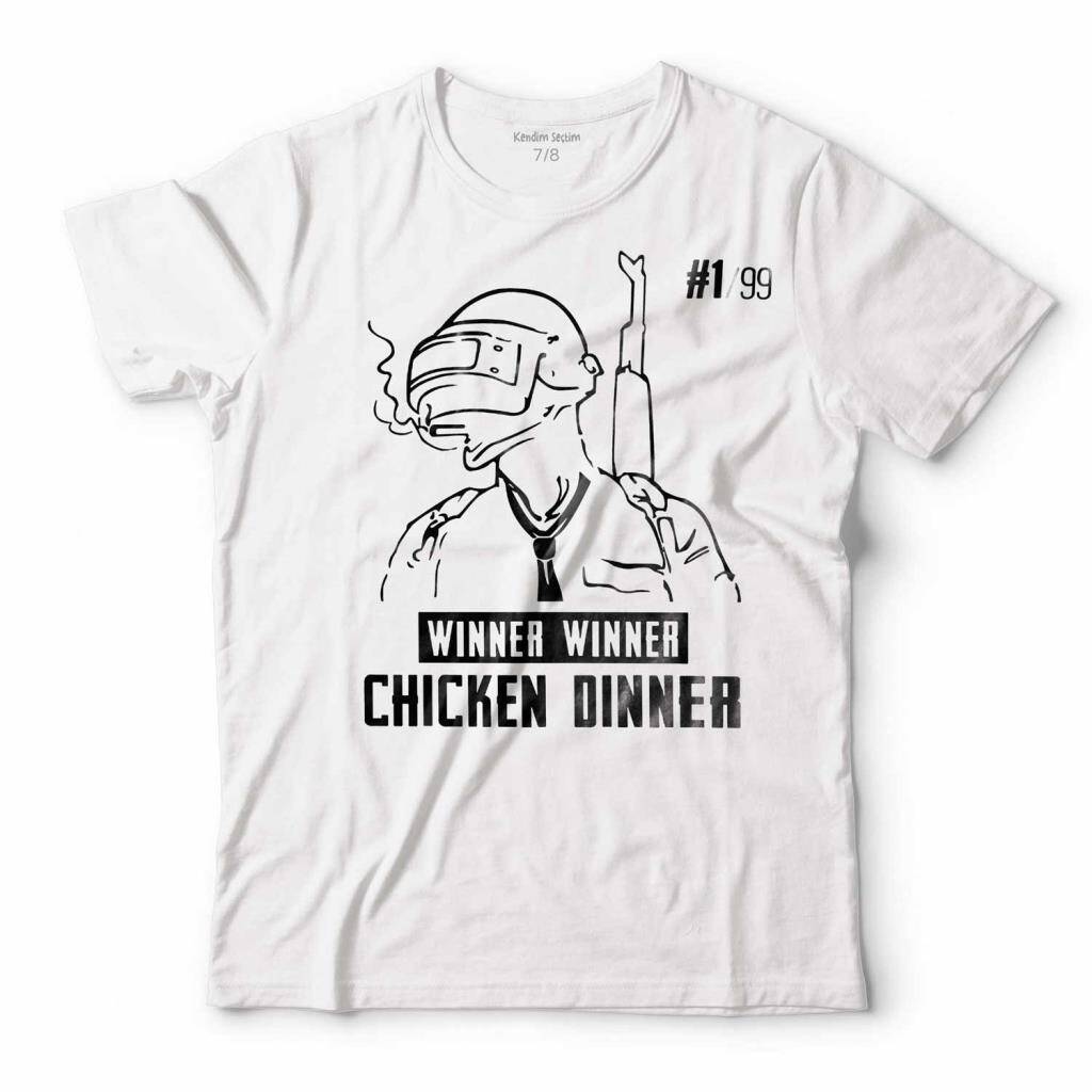 PUBG PUB G WINNER CHICKEN DINNER ÇOCUK TİŞÖRT - 1