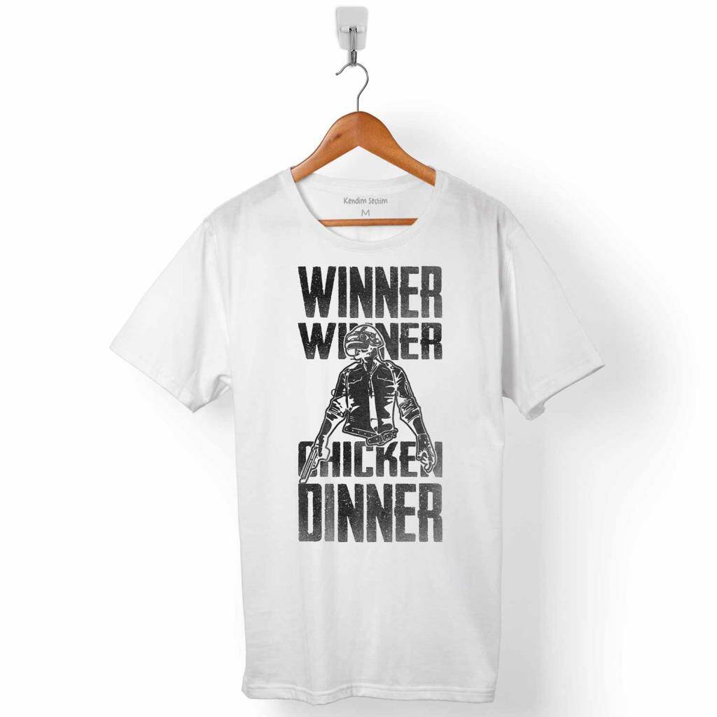 PUBG PUB G WINNER CHICKEN DINNER ERKEK TİŞÖRT - 1