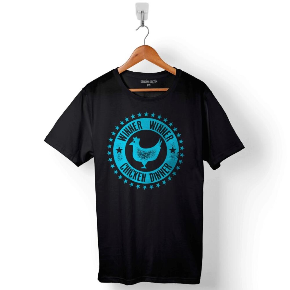 Pubg Winner Winner Chicken Dinner Baskılı Tişört Unisex T-Shirt - 1