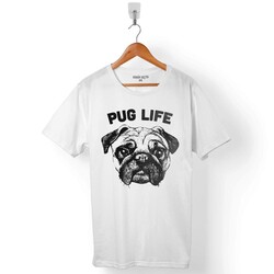 PUG LIFE DOG CHUBBY KÖPEK ERKEK TİŞÖRT - 1