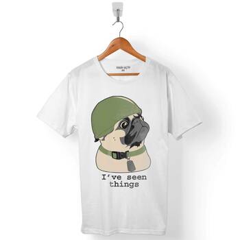 PUG OF WAR LIFE DOG CHUBBY ERKEK TİŞÖRT - 1