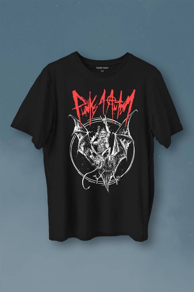 Punk 4 Autism Punk İs Not Dead Music Rock Müzik Baskılı Tişört Unisex T-Shirt - 1