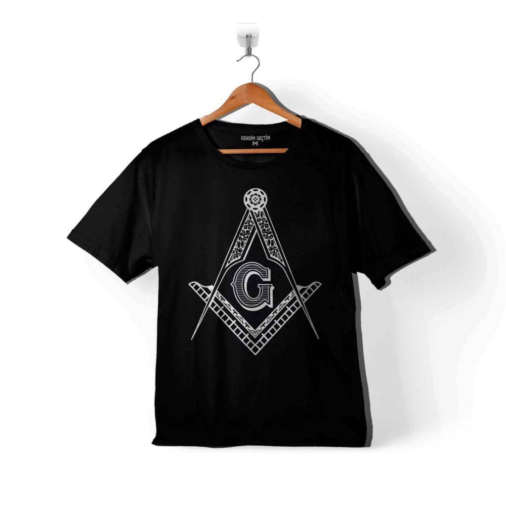 PUSULA MASON PUSULA KUMPAS MASONIC SQUARE AN ÇOCUK TİŞÖRT - 1