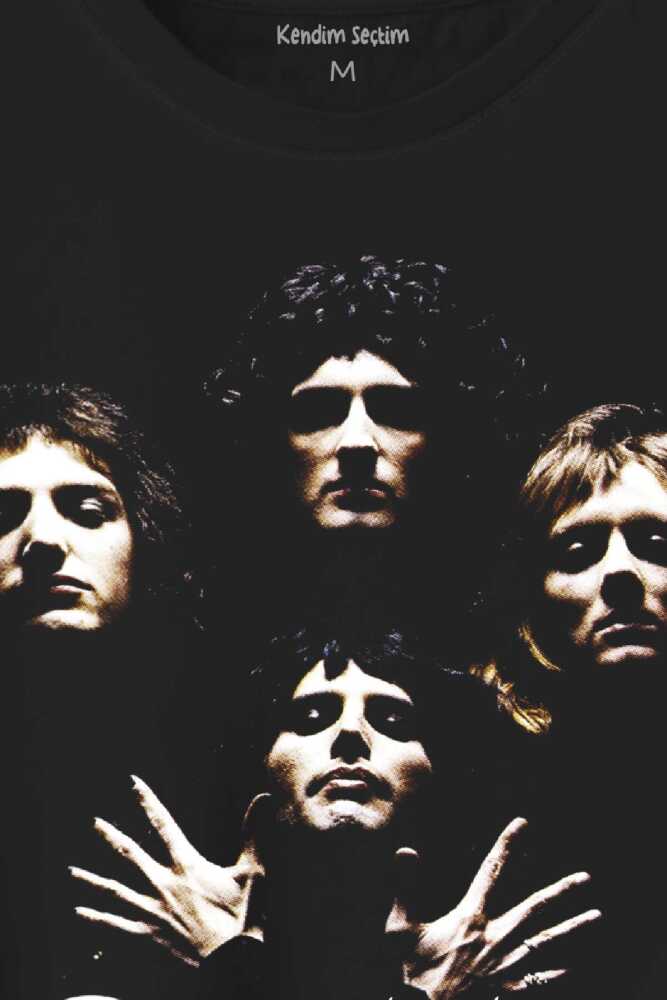Queen English Rock Music Group Freddie Mercury Baskılı Tişört Unisex T-Shirt (1)