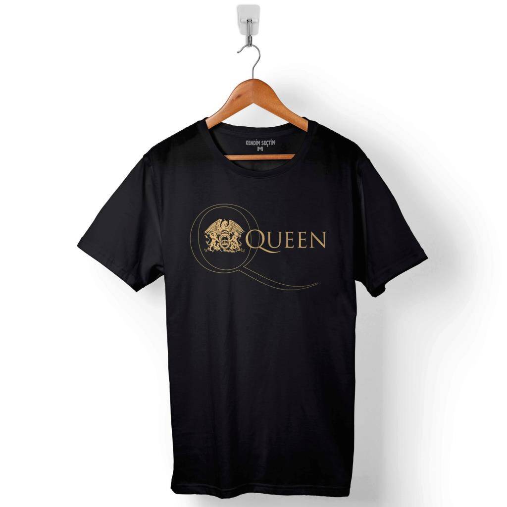Queen Logo Freddie Mercury Eagle Rock Baskılı Tişört Unisex T-Shirt - 1