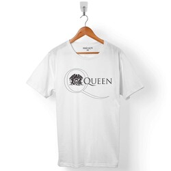 QUEEN LOGO FREDDIE MERCURY EAGLE ROCK ERKEK TİŞÖRT - 1