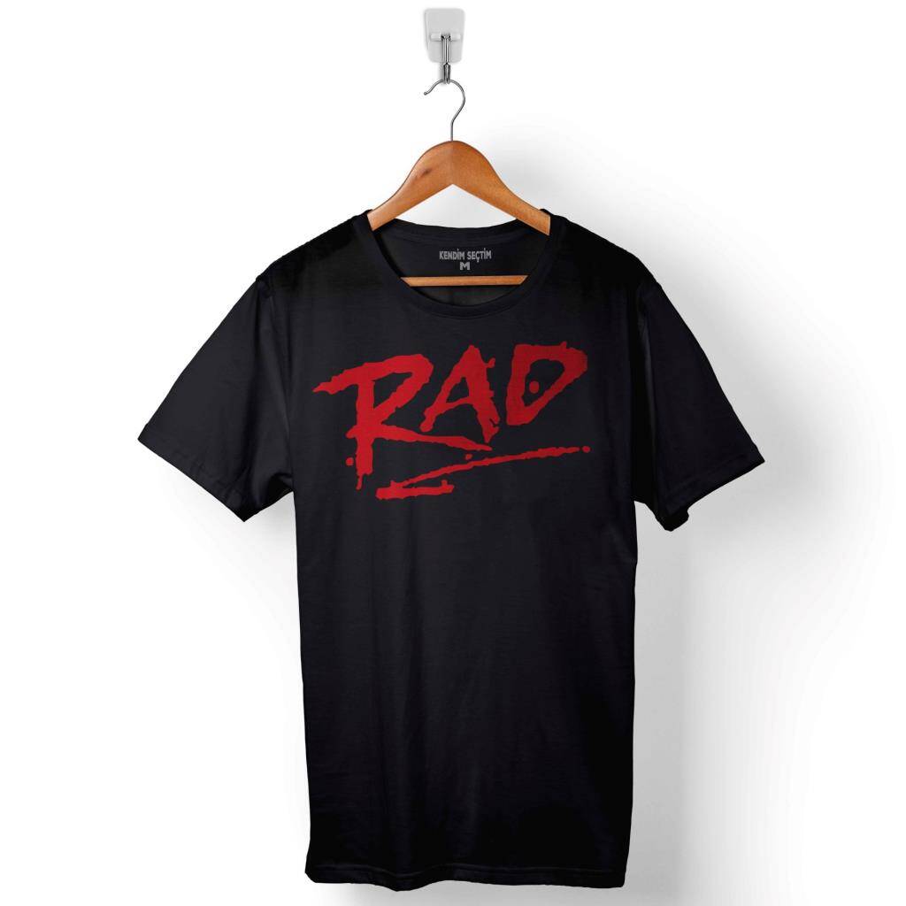Rad 1980'S Classic Bmx Bisiklet Cool Retro Cru Baskılı Tişört Unisex T-Shirt - 1