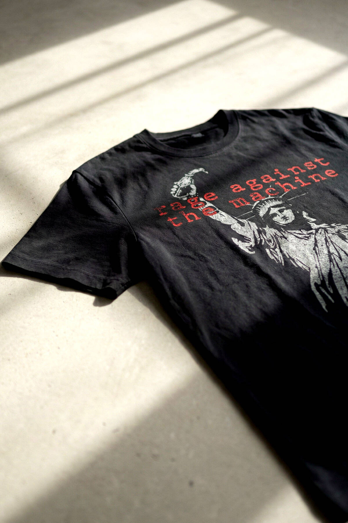 Rage Against the Machine RATM Music Rock Metal Müzik Baskılı Tişört Unisex Siyah T-shirt  (1)