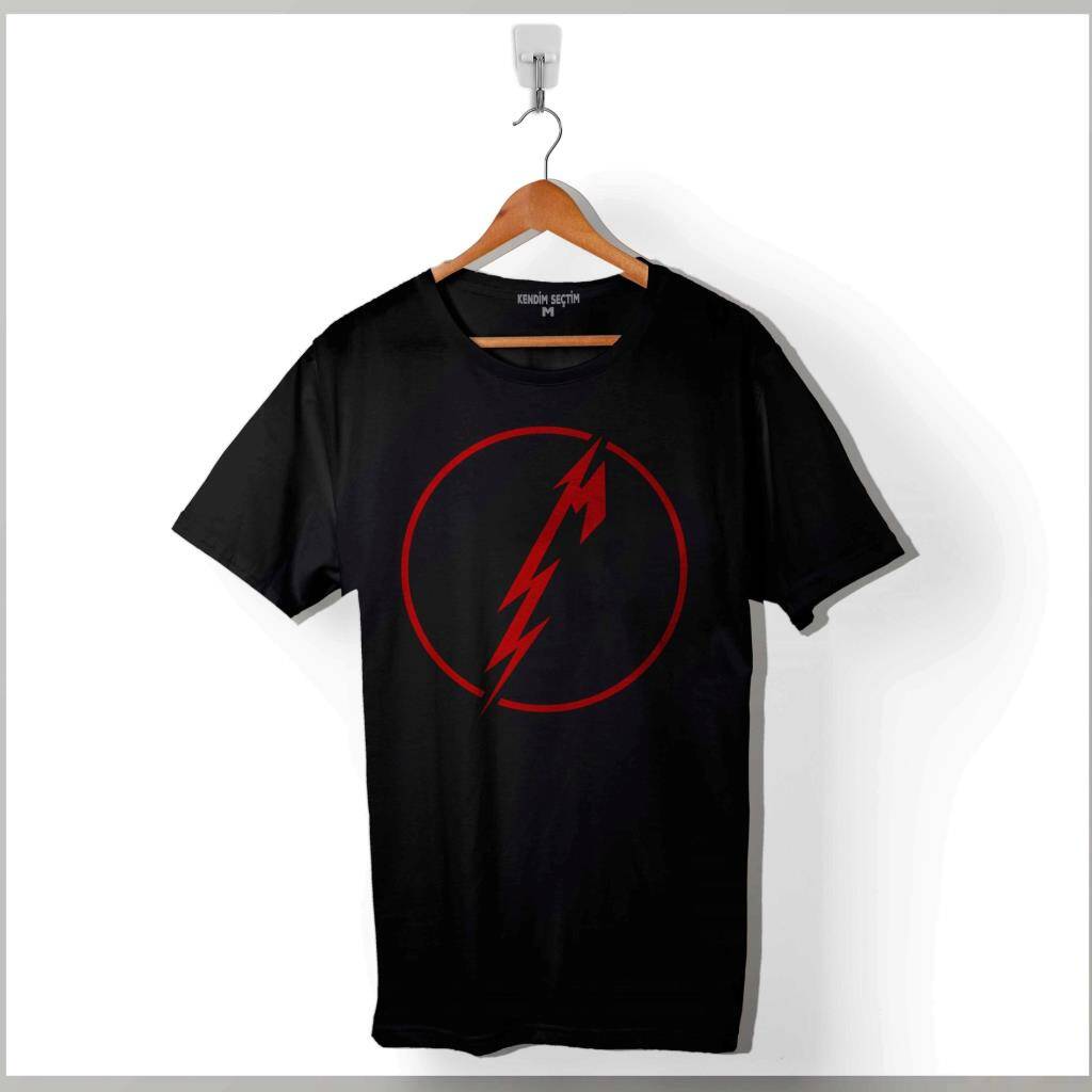 Recreated The Metallica Music Trough The Never Baskılı Tişört Unisex T-Shirt - 1