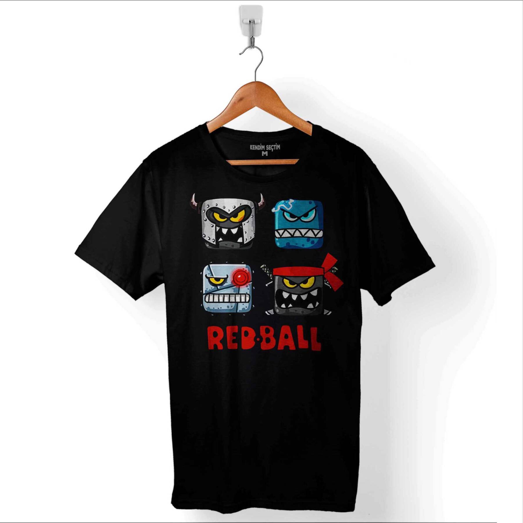 Red Ball 4 Crazy Kırmızı Top Redball Baskılı Tişört Unisex T-Shirt - 1
