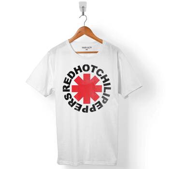 RED HOT CHILI PEPPERS LOGO REDHOT ERKEK TİŞÖRT - 1