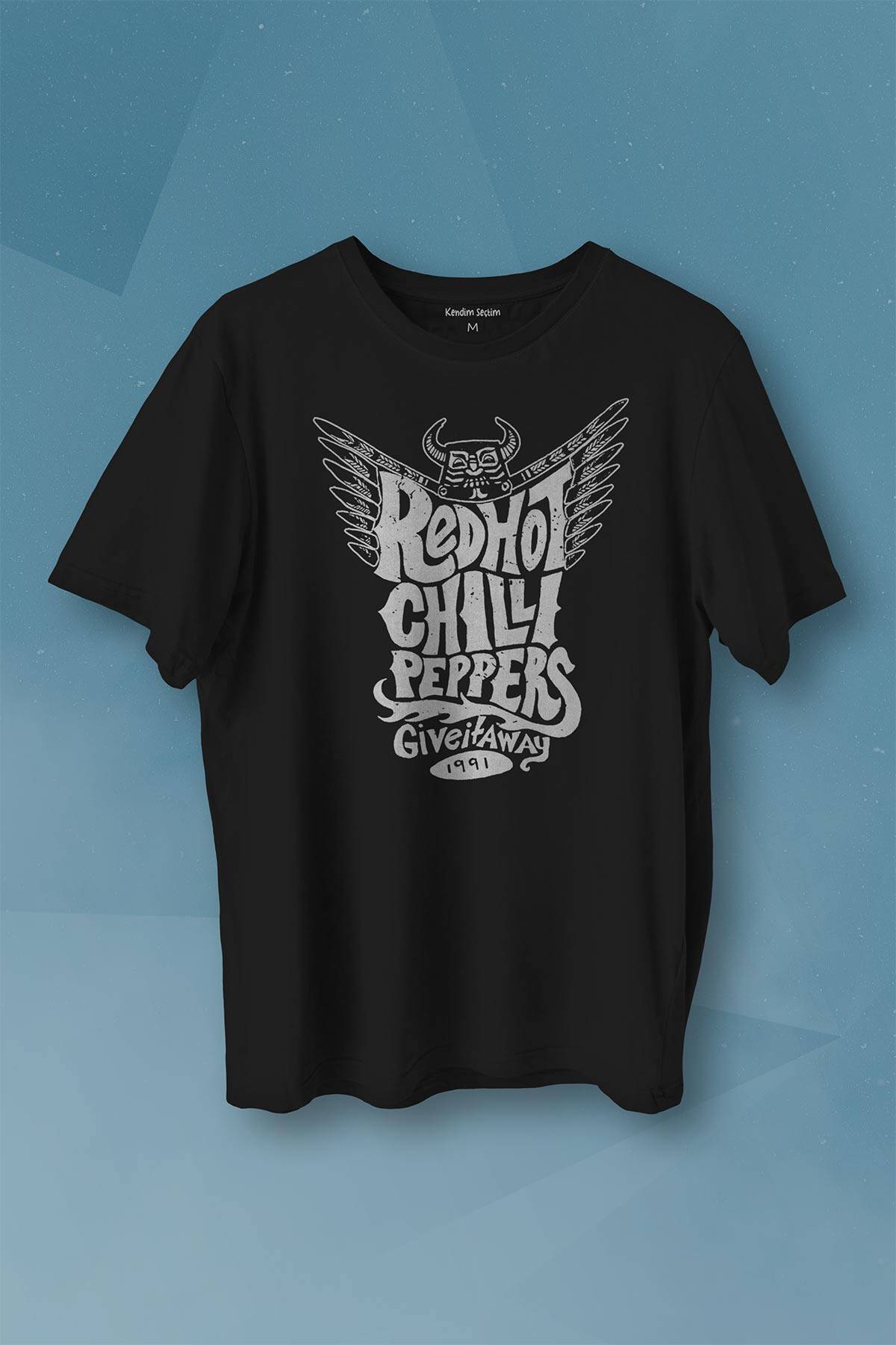 Red Hot RHCP Rock Müzik Music Baskılı Tişört Unisex T-shirt - 1