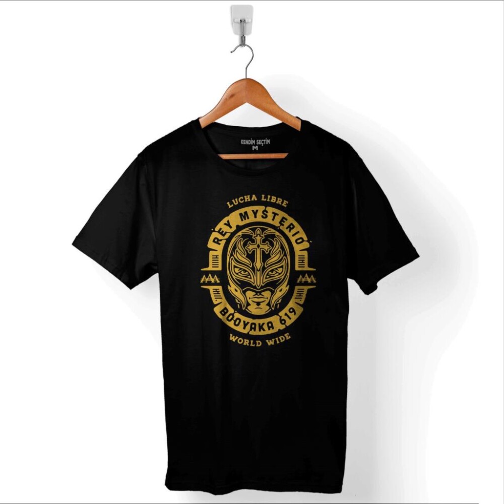Rey Mysterıo Wwe Amerikan Güreşi Booyaka 619 Baskılı Tişört Unisex T-Shirt - 1