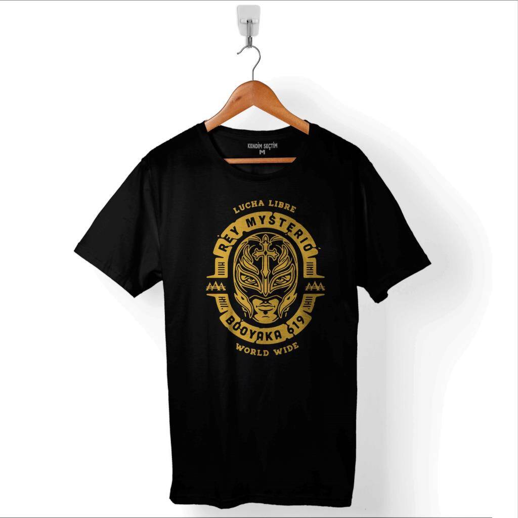 Rey Mysterıo Wwe Amerikan Güreşi Booyaka 619 Baskılı Tişört Unisex T-Shirt - 1