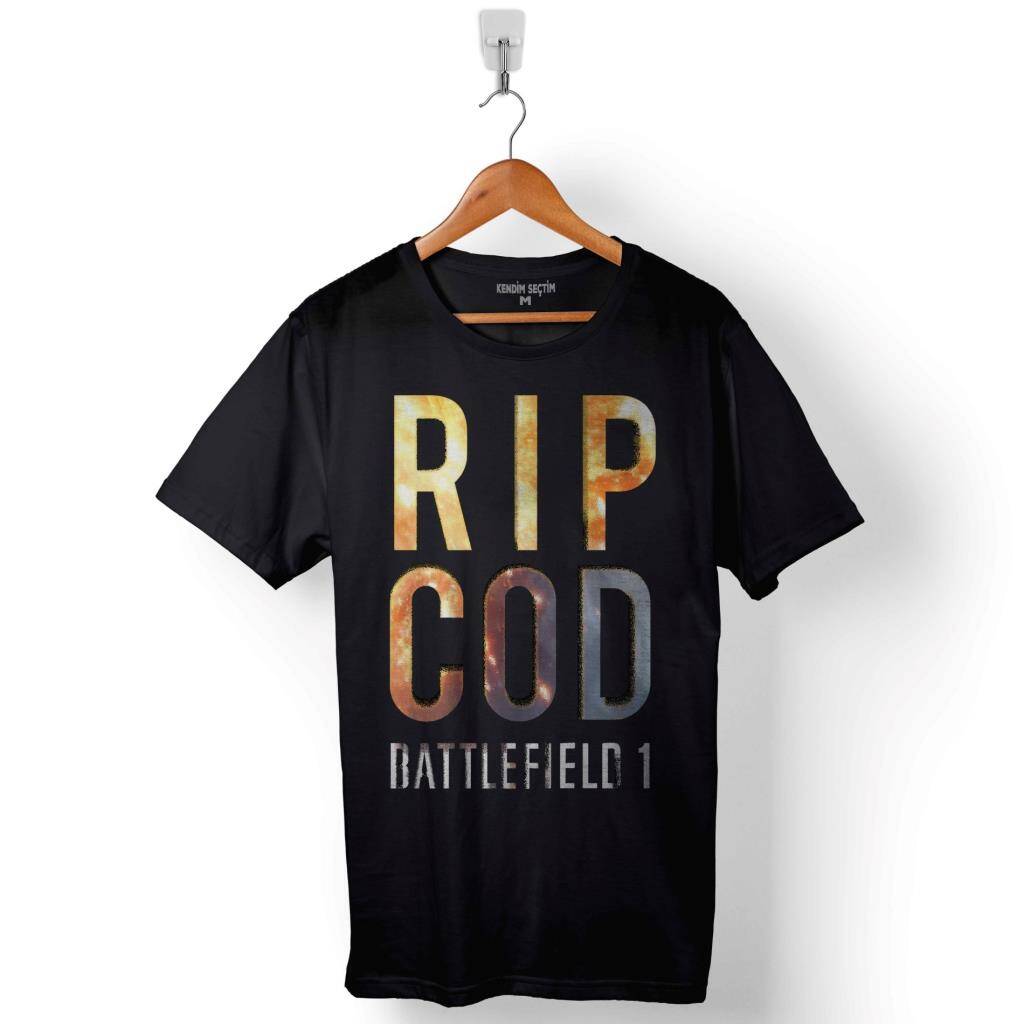 Rip Cod Battlefield 1 2 3 Online Oyun Baskılı Tişört Unisex T-Shirt - 1