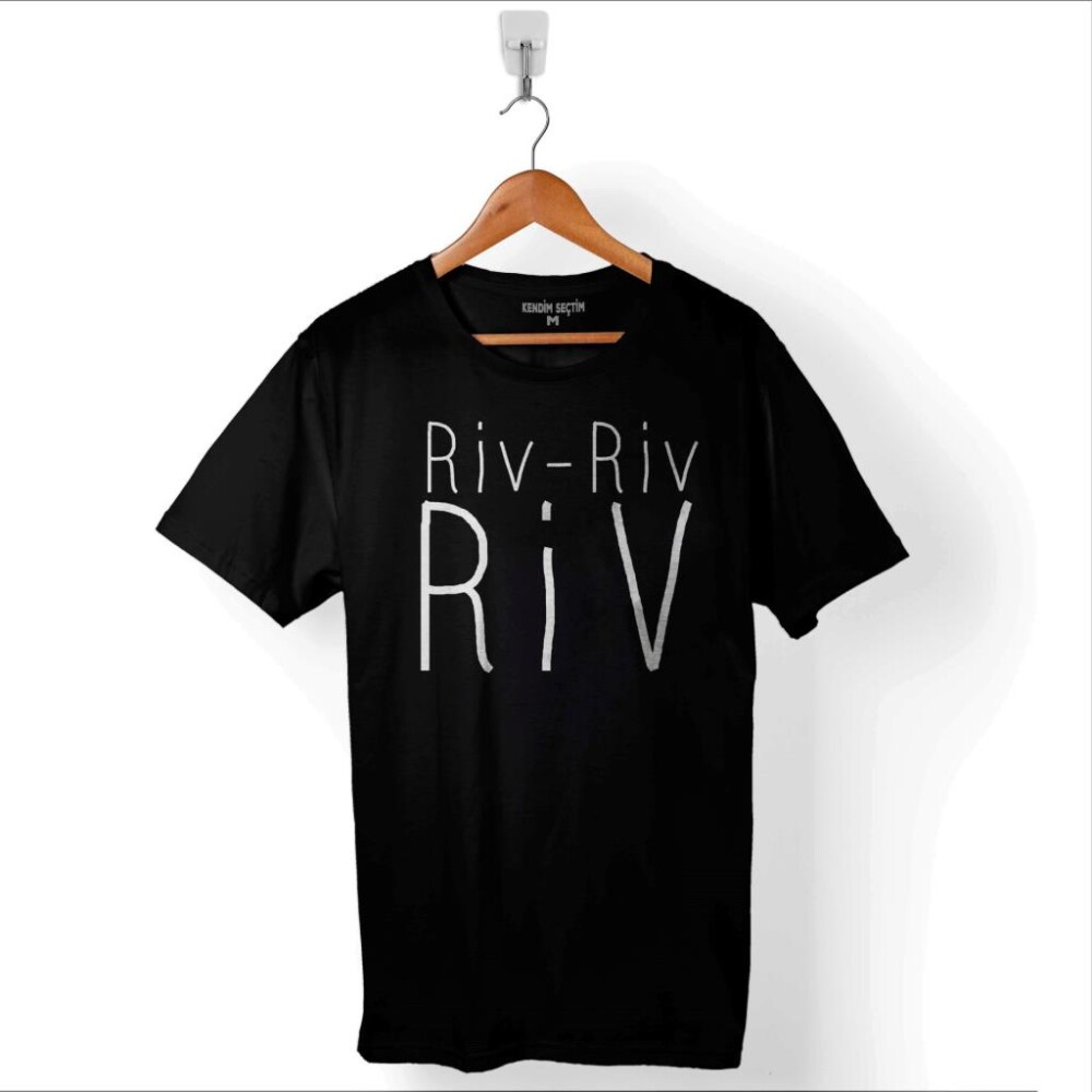 Riv Riv Riv Rivrivriv Rivriv Kemençe Horon Karadeniz Baskılı Tişört Unisex T-Shirt - 1