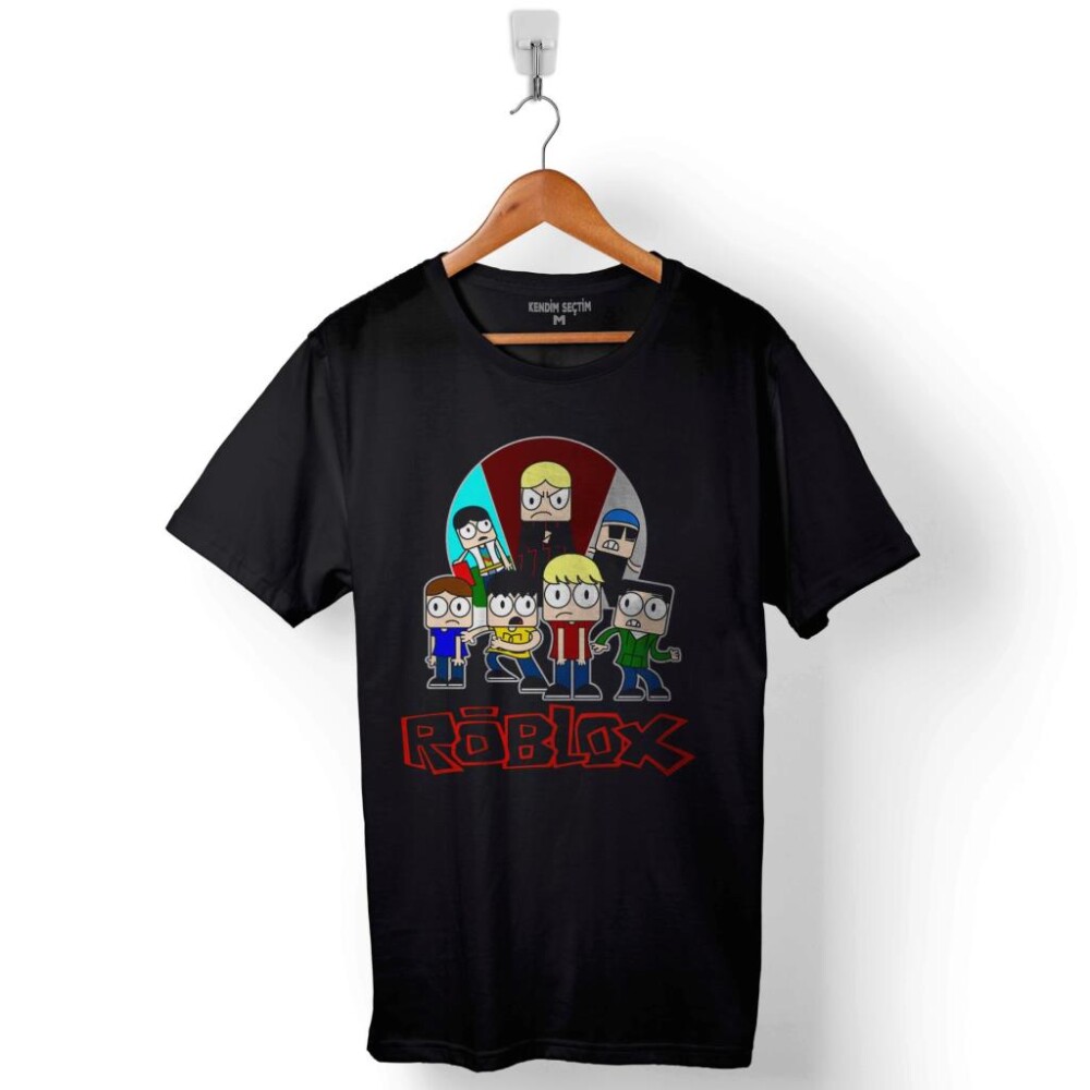 Roblox Video Game Mmog Baskılı Tişört Unisex T-Shirt - 1