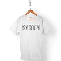 SAGOPA KAJMER TIPOGRAFI LOGO KAFKEF KAF KEF ERKEK TİŞÖRT - 1