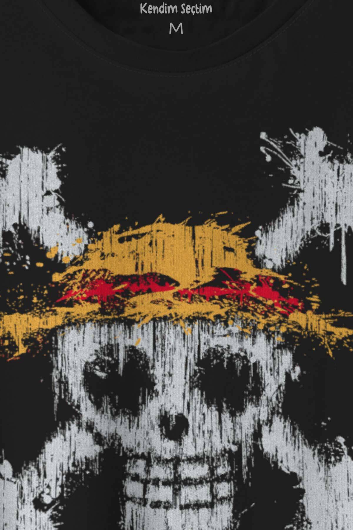 Şapkalı One Piece Anime Baskılı Tişört Unisex T-shirt (1)