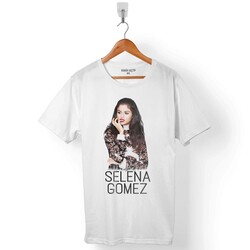 SELENA GOMEZ FOTOĞRAF TASARIMLI ERKEK TİŞÖRT - 1