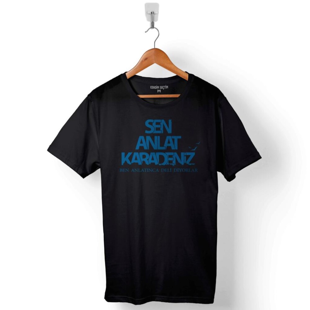 Sen Anlat Karadeniz Tv Dizisi Logo Baskılı Tişört Unisex T-Shirt - 1