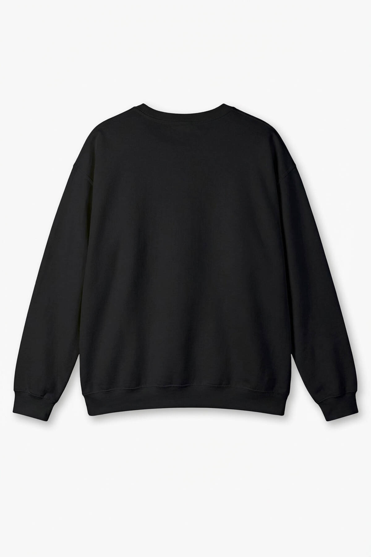 Siyah Sweatshirt Metallica Baskılı Unisex Regular Fit Sweat Guitar Metal Music (1)