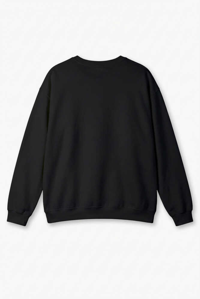 Siyah Sweatshirt Soulfly Baskılı Unisex Regular Fit Sweat Metal Music (1)