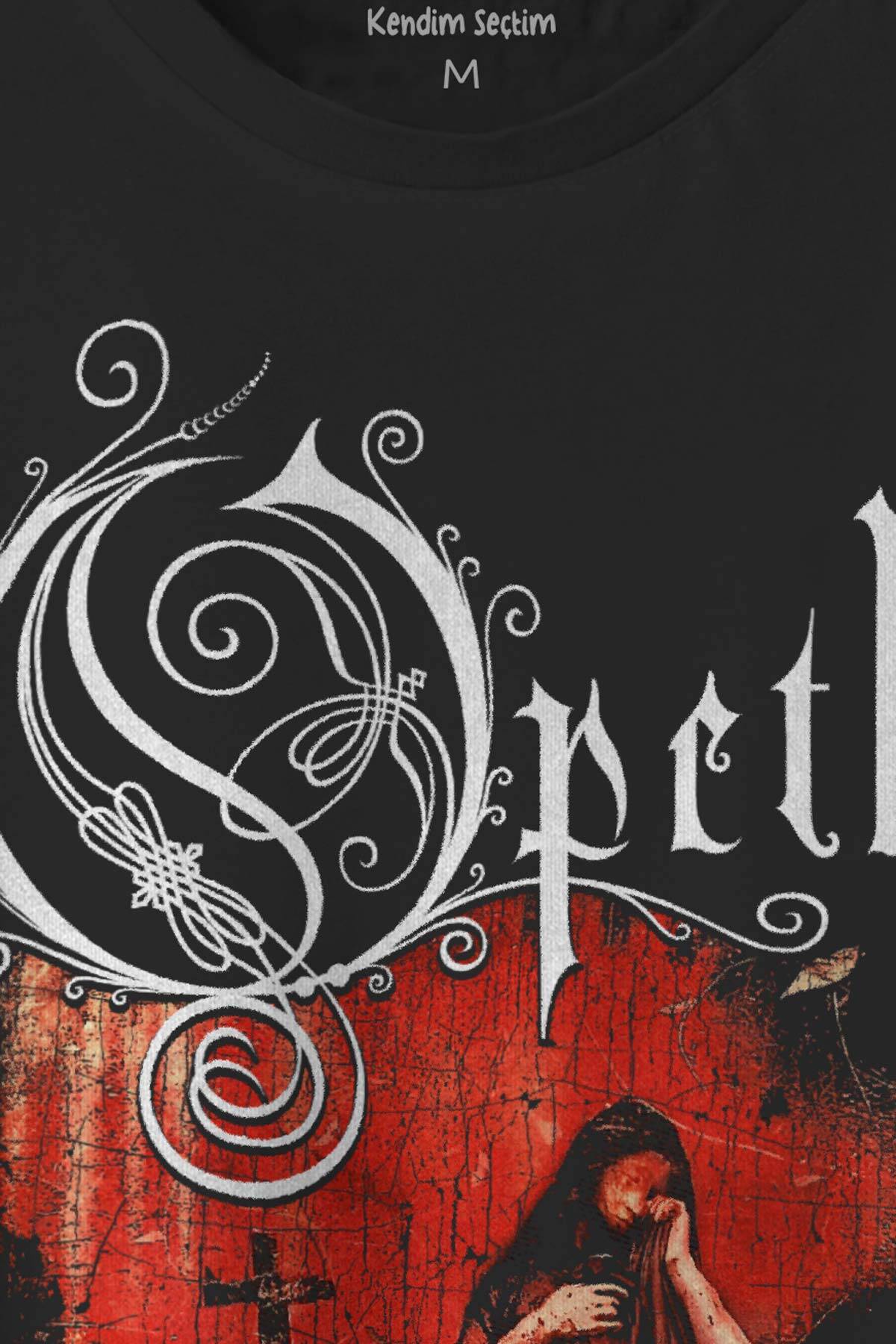 Siyah T-shirt Still Life Opeth Metal Music Unisex Regular Fit Tişört (1)