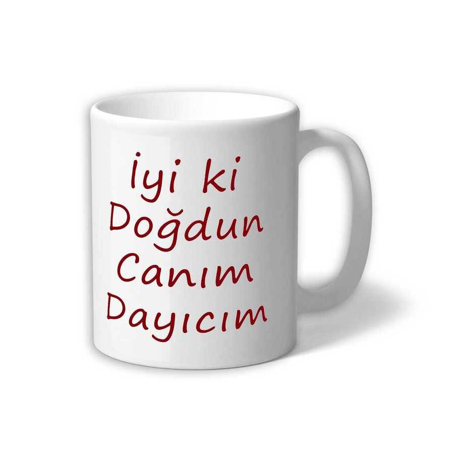 Kişiye Özel Yazılı ve Fotoğraflı Doğum Günü Kupa Bardak - 2